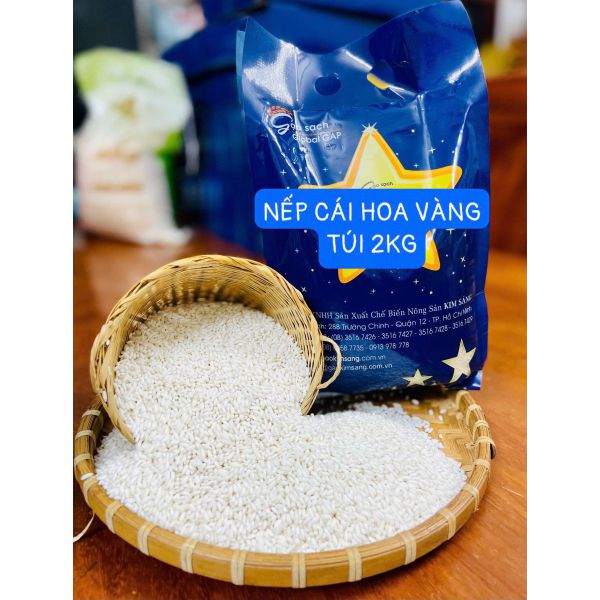NẾP CÁI HOA VÀNG TÚI 2KG