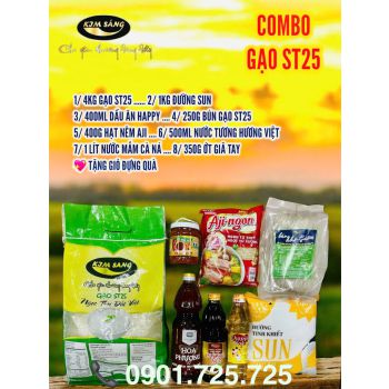 Combo gạo ST25