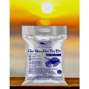 GẠO NÀNG HOA TÂY ĐÔ TÚI 4KG & 5KG